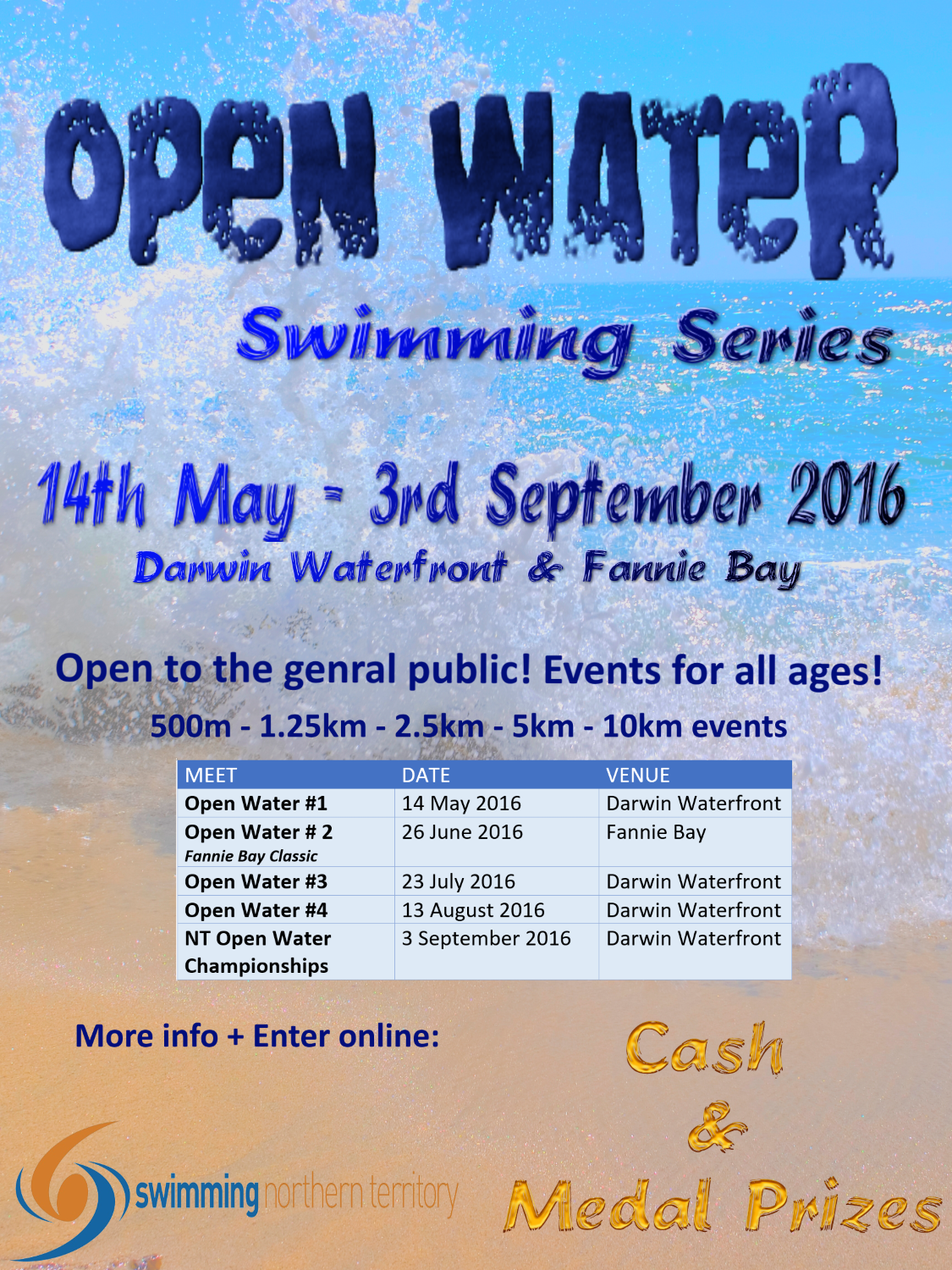 Poster Design by DesignerStarr for Swimming NT | Design #10624068