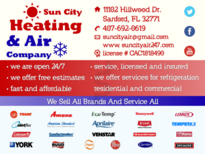 sun city heating & air company flyer for craigslist ad  | Diseño de Flyer por senja
