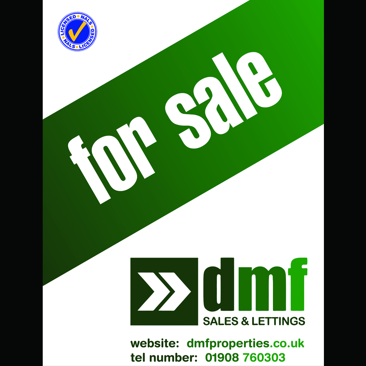 Banner-Design von NeilMcKenzie für DMF SALES & LETTINGS | Design #2223219