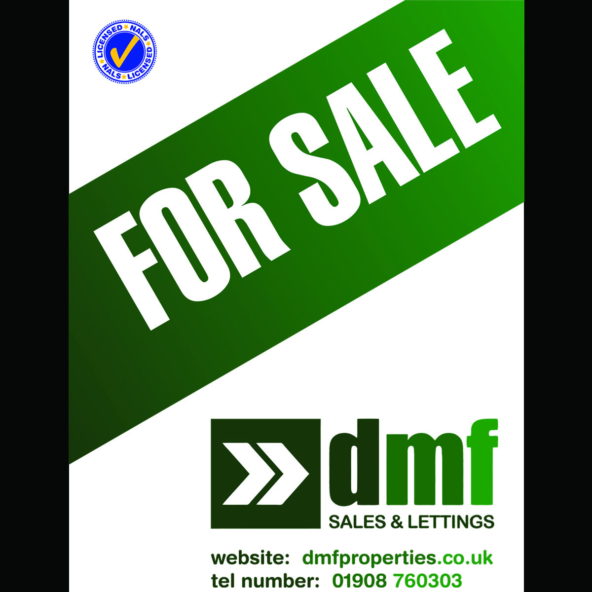 Banner Ad Design by NeilMcKenzie for DMF SALES & LETTINGS | Design #2223224