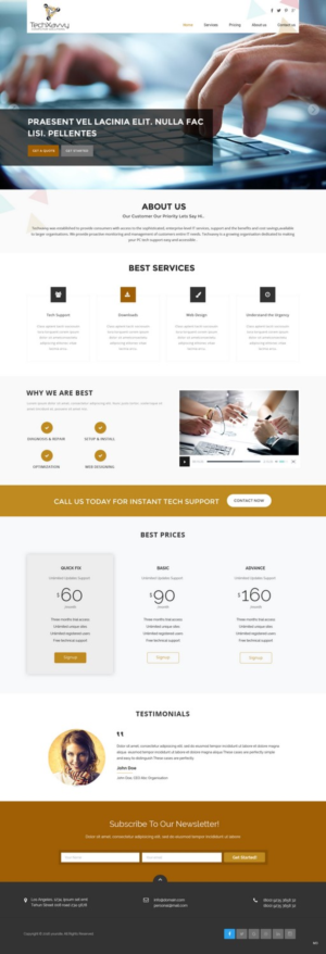 Web Design par pb pour ce projet | Design : #10631268