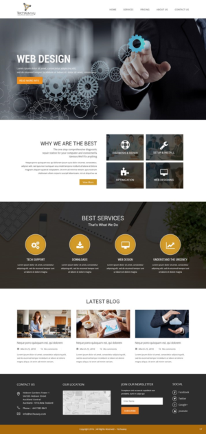 Web Design par pb pour ce projet | Design : #10631269