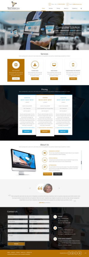 Web Design by pb for this project | Design: #10631273