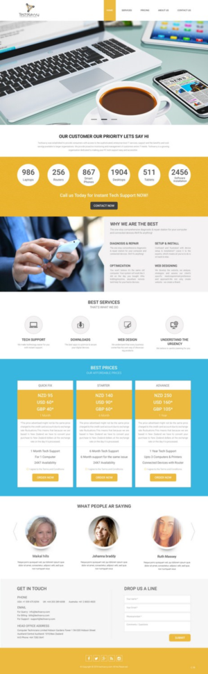 Web Design by pb for this project | Design: #10642041