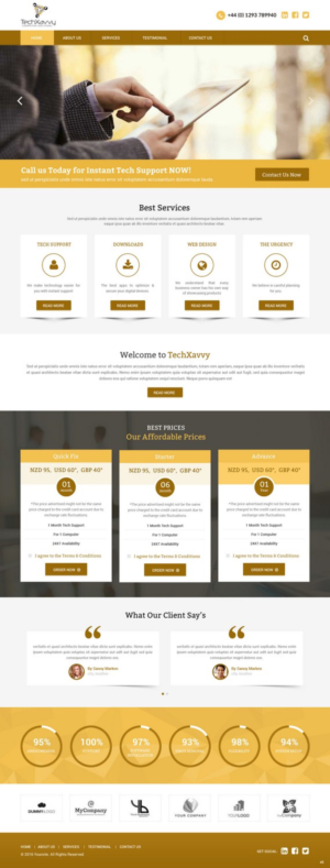 Web Design by pb for this project | Design: #10642042