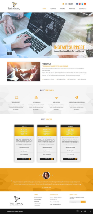 Web Design by pb for this project | Design: #10642043