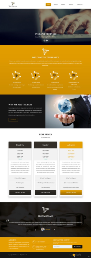 Web Design by pb for this project | Design: #10642044