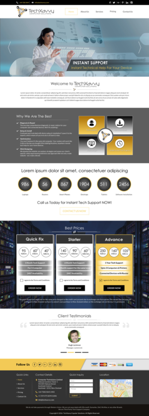 Web Design by Sbss for this project | Design: #10644283