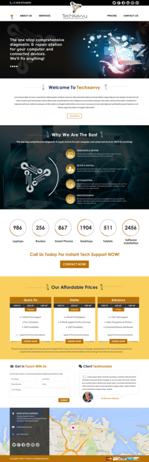 Web Design by Sbss for this project | Design: #10644329