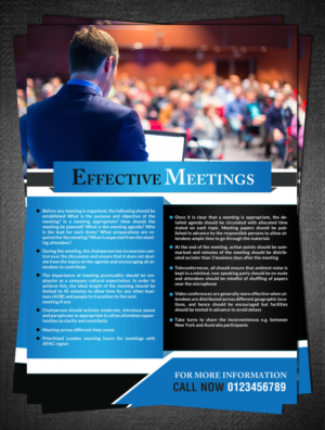 Flyer Design by creative.bugs for this project | Design: #10648350