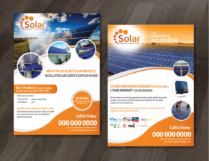 Flyer Design by alex989 for General Solar Solution Pty Ltd | Design: #10695278