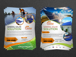 Flyer Design by creative.bugs for General Solar Solution Pty Ltd | Design: #10647624