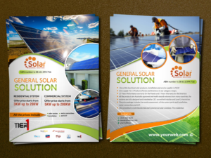 Flyer Design by creative.bugs for General Solar Solution Pty Ltd | Design: #10699125