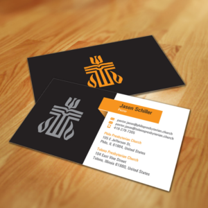 Modern Pastor's Business Card | Business Card Design by Dezero