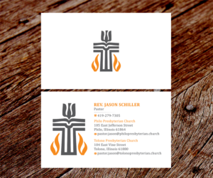 Modern Pastor's Business Card | Business Card Design by SS_Designs