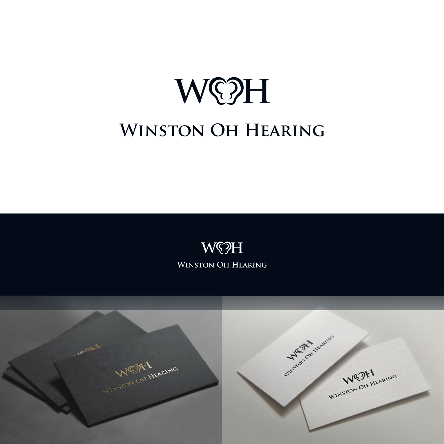 Logo Design by jenggot_merah_ for WINSTON OH HEARING PTE LTD | Design #10693338