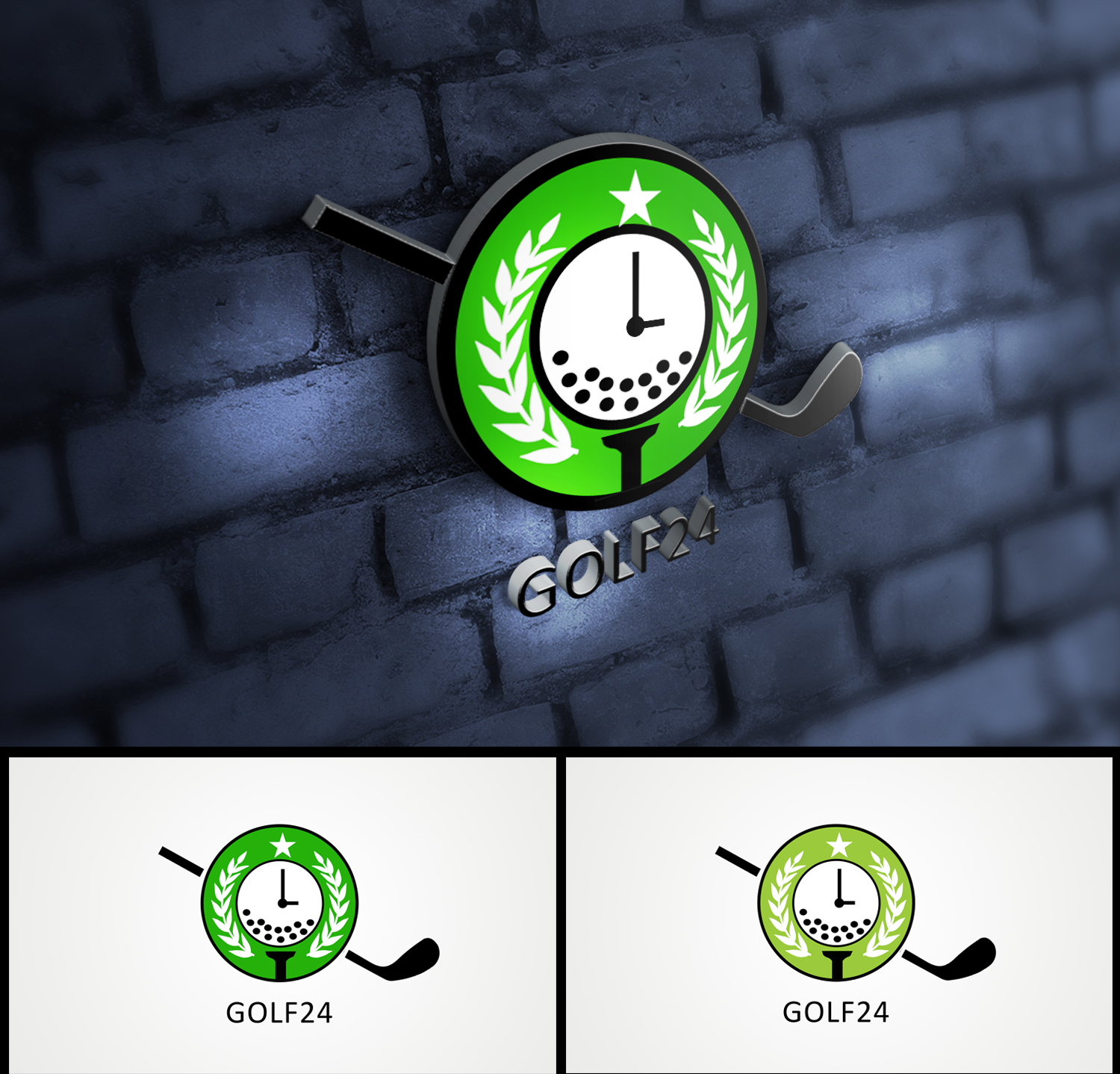 Logo Design by chirond for Golf24 | Design #10738477