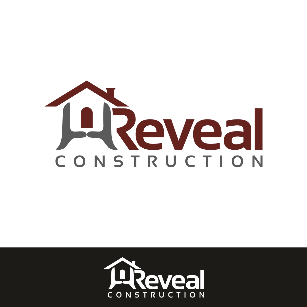Diseño de Logo por webeezine para Reveal Construction | Diseño #10672059