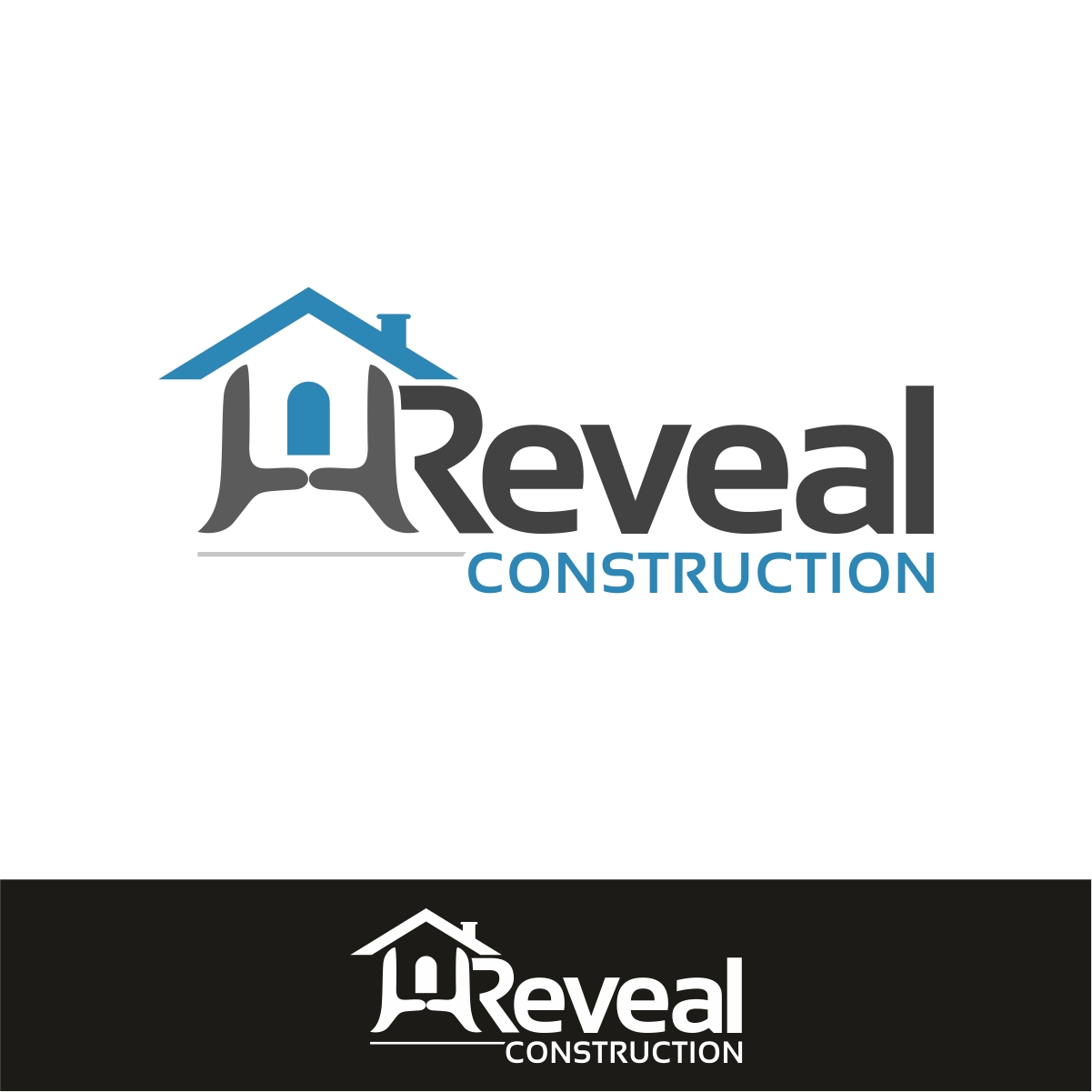 Logo Design by webeezine for Reveal Construction | Design #10672060