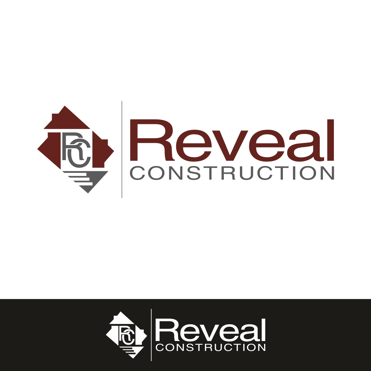 Logo Design by webeezine for Reveal Construction | Design #10672061
