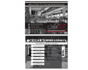 Postcard Design by unlimit_design for Cellar 53 Wine & Spirits | Design: #10713724