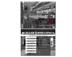 Postcard Design by unlimit_design for Cellar 53 Wine & Spirits | Design: #10713971