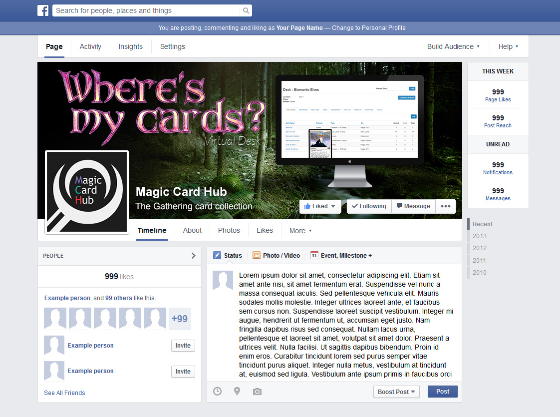 Facebook Design by lionx for this project | Design #10702888