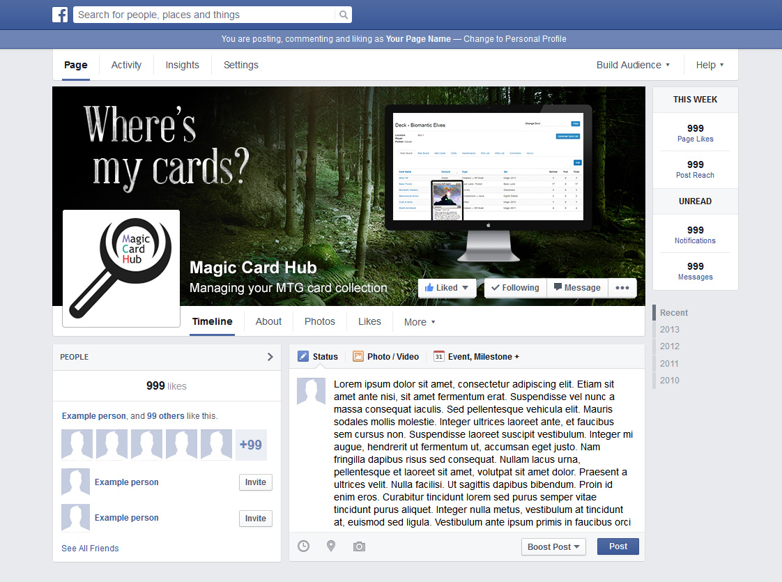 Diseño de Facebook por lionx para este proyecto | Diseño #10762308