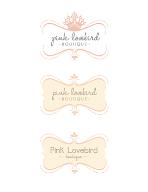 Logo Design by Lisa for Pink Lovebird Boutique | Design: #2228664
