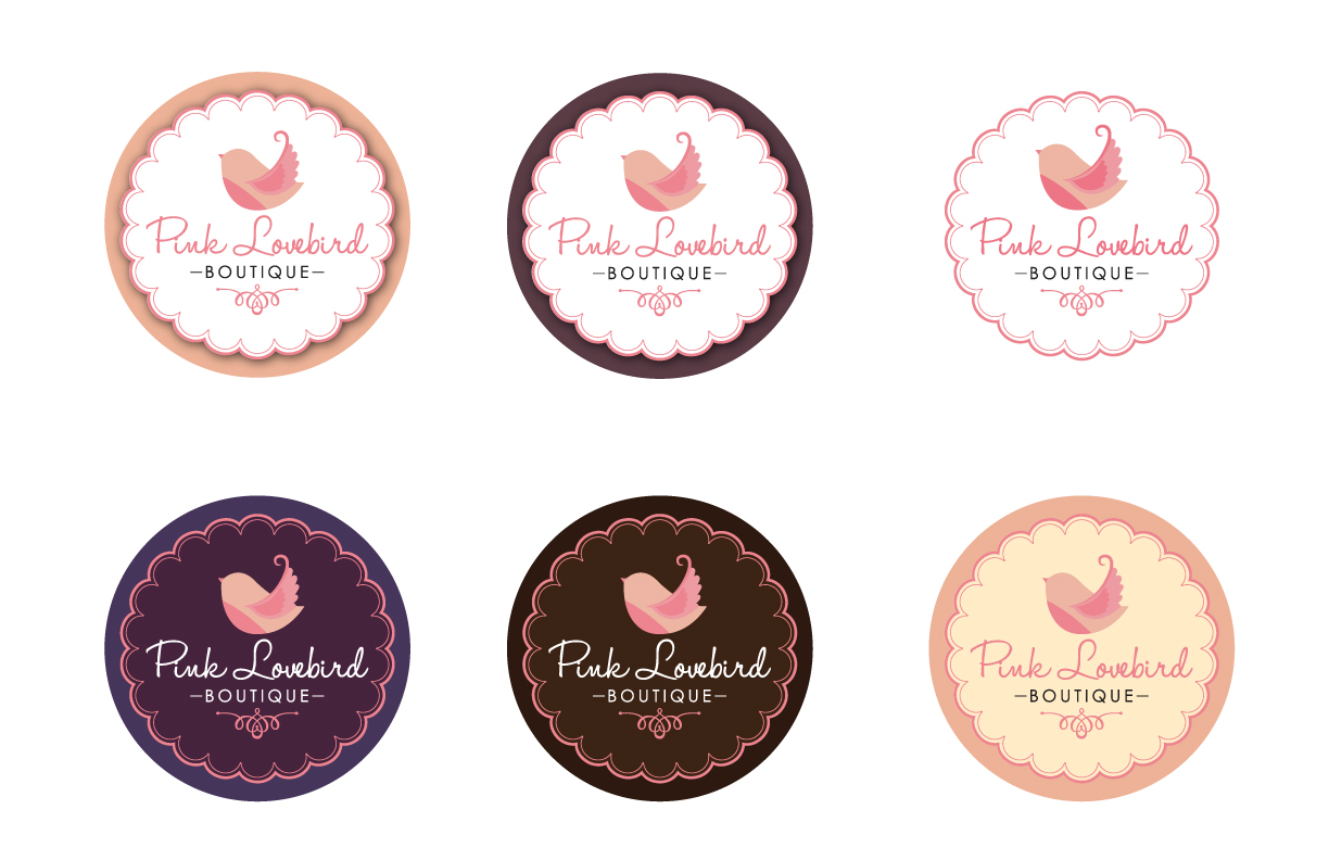 Logo Design by Lisa for Pink Lovebird Boutique | Design #2240934