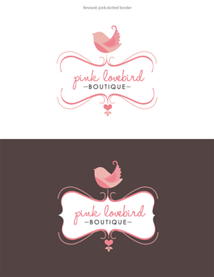 Design de Logo par Lisa pour Pink Lovebird Boutique | Design : #2240935