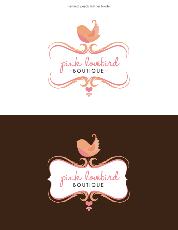 Logo Design by Lisa for Pink Lovebird Boutique | Design #2240938