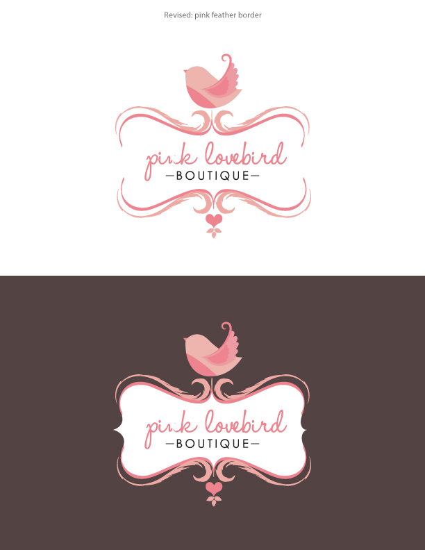 Logo Design by Lisa for Pink Lovebird Boutique | Design #2240940