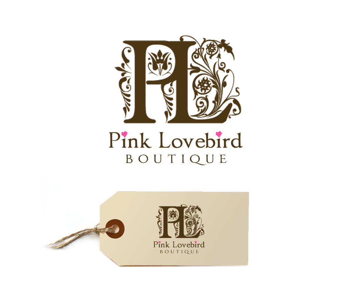 Logo Design by ZETA for Pink Lovebird Boutique | Design #2228329