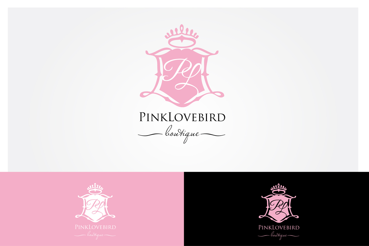 Logo Design by wonderland for Pink Lovebird Boutique | Design #2268087