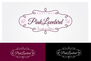Logo Design by wonderland for Pink Lovebird Boutique | Design: #2268154