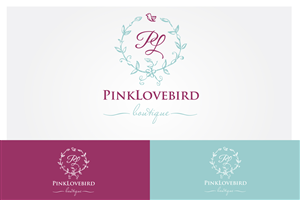 Logo Design by wonderland for Pink Lovebird Boutique | Design: #2268516