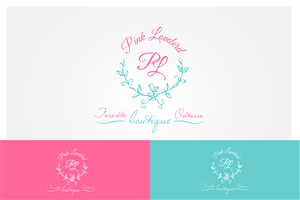 Logo Design by wonderland for Pink Lovebird Boutique | Design: #2268640
