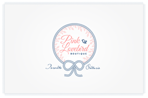 Logo Design by wonderland for Pink Lovebird Boutique | Design: #2269116