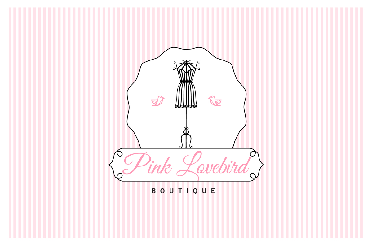 Logo Design by wonderland for Pink Lovebird Boutique | Design #2272056