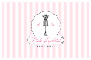 Logo Design by wonderland for Pink Lovebird Boutique | Design: #2272056