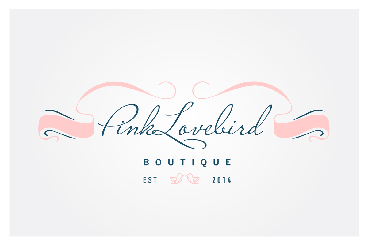 Logo Design by wonderland for Pink Lovebird Boutique | Design #2274088
