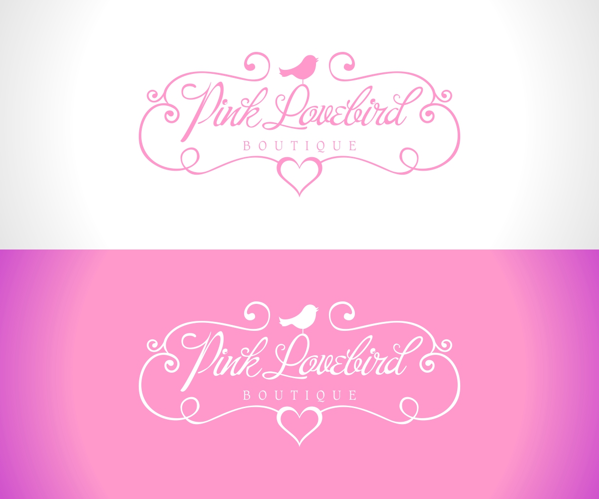 Logo-Design von MOH Studio für Pink Lovebird Boutique | Design #2233102