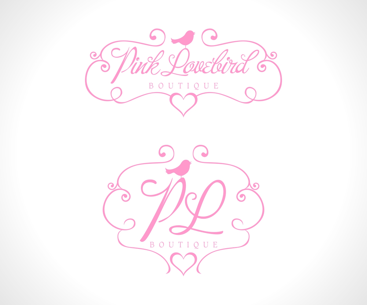 Logo Design by MOH Studio for Pink Lovebird Boutique | Design #2238981