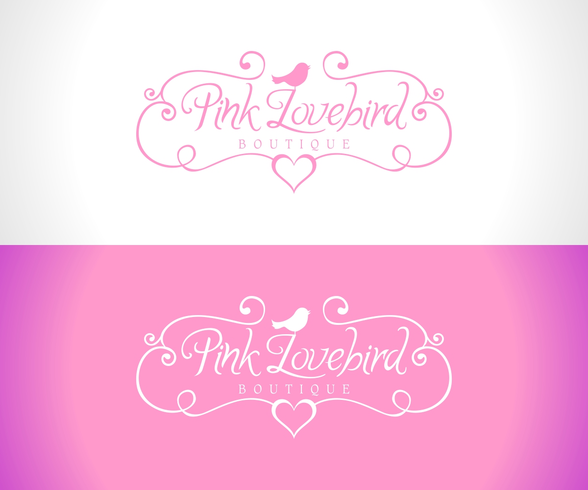 Logo Design by MOH Studio for Pink Lovebird Boutique | Design #2238983