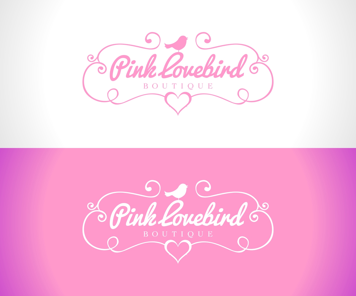 Logo Design by MOH Studio for Pink Lovebird Boutique | Design #2239025