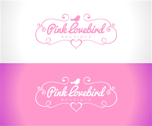 Logo Design by MOH Studio for Pink Lovebird Boutique | Design: #2239025