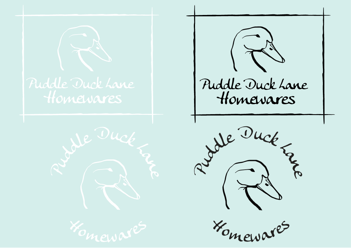 Logo Design by Ellison for Puddle Duck Lane Homewares | Design #10636769