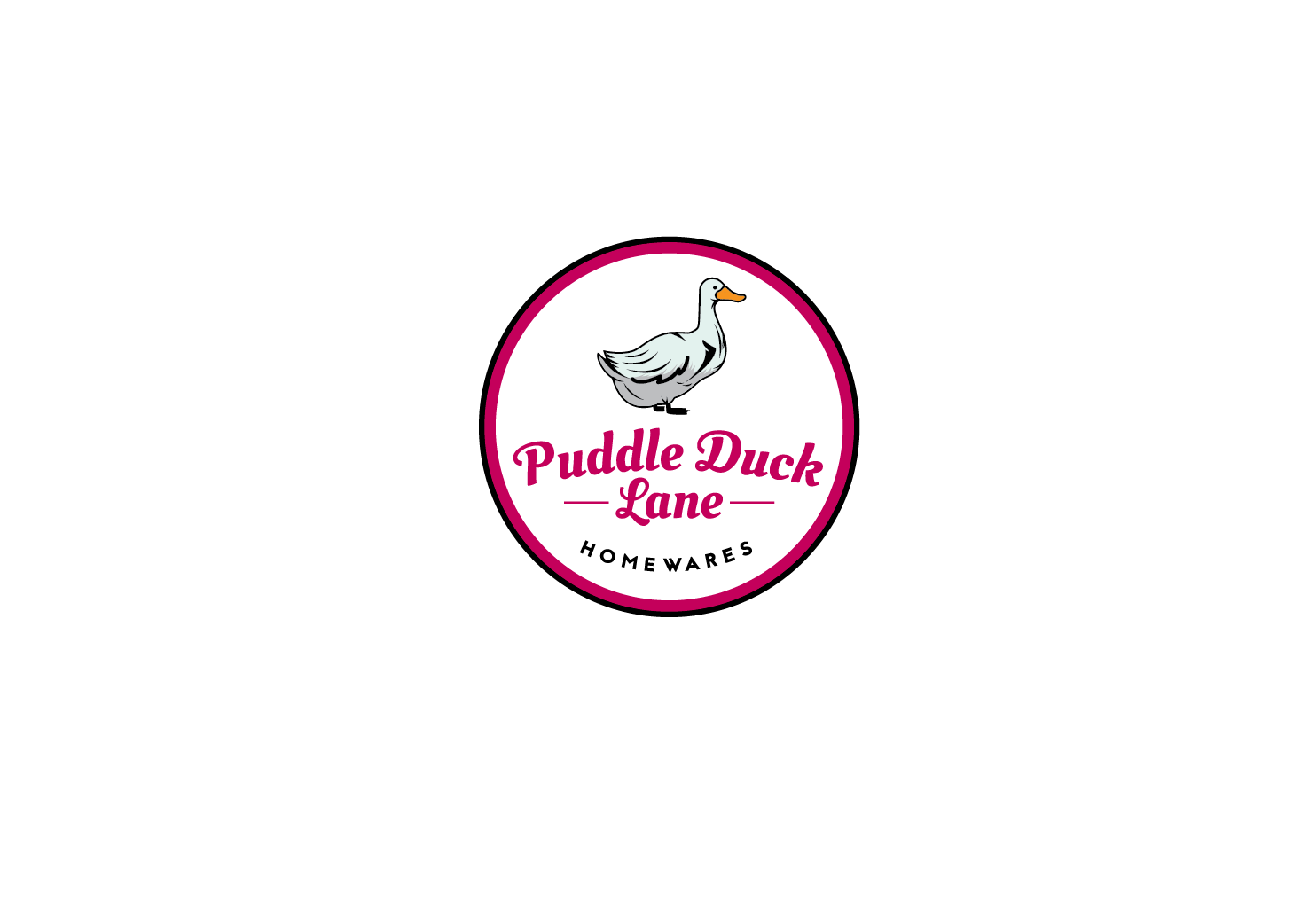 Logo Design by Mandy Illustrator for Puddle Duck Lane Homewares | Design #10696927