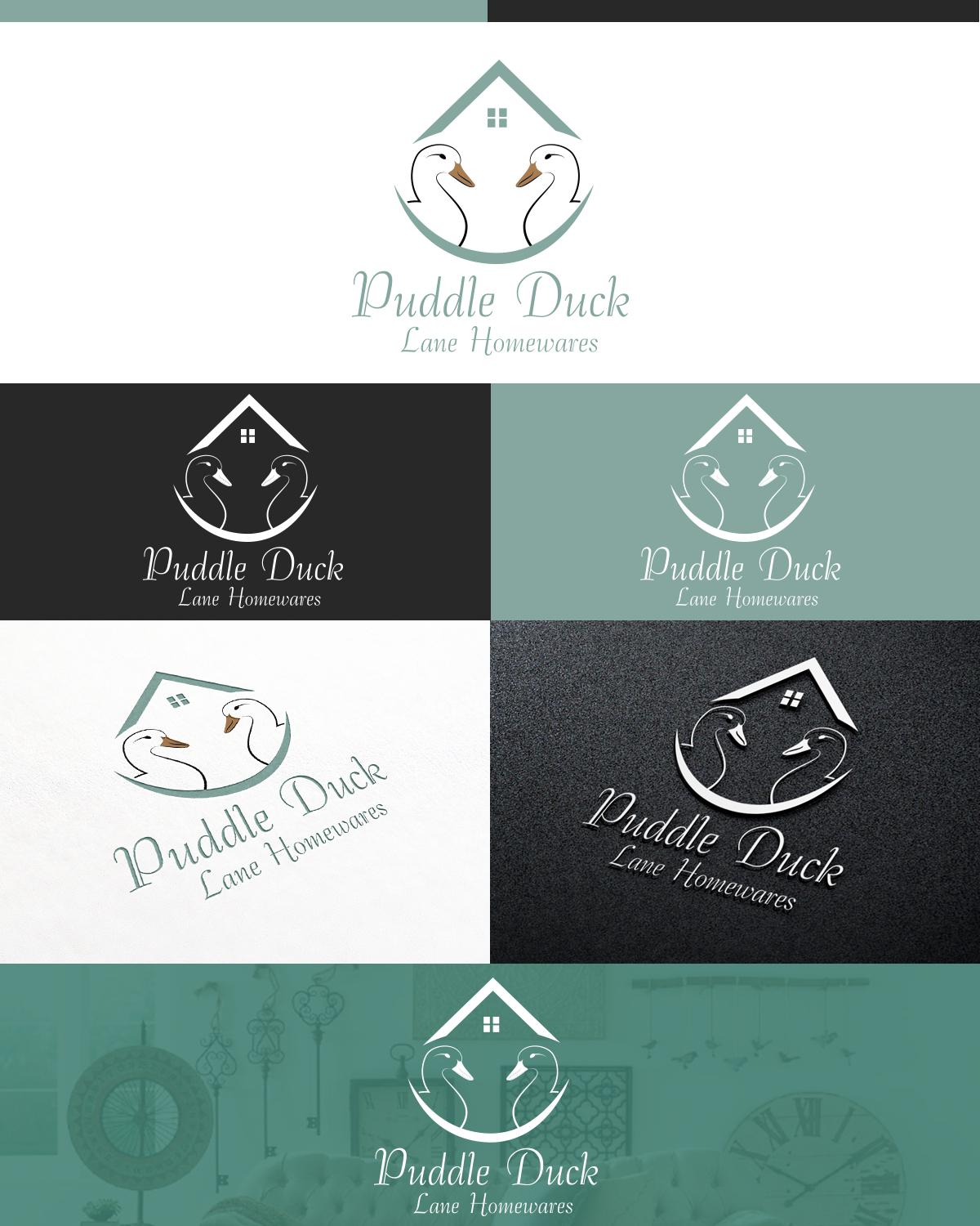 Diseño de Logo por DG para Puddle Duck Lane Homewares | Diseño #10657102